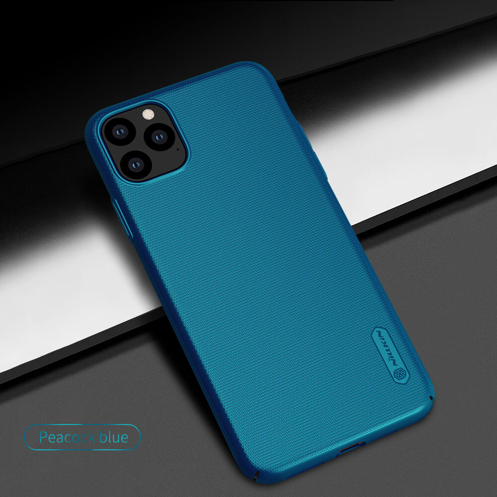 Nillkin matný kryt so zdrsneným povrchom pre iPhone 11 Pro Max - modrý Nillkin matný kryt so zdrsneným povrchom pre iPhone 11 Pro Max - modrý