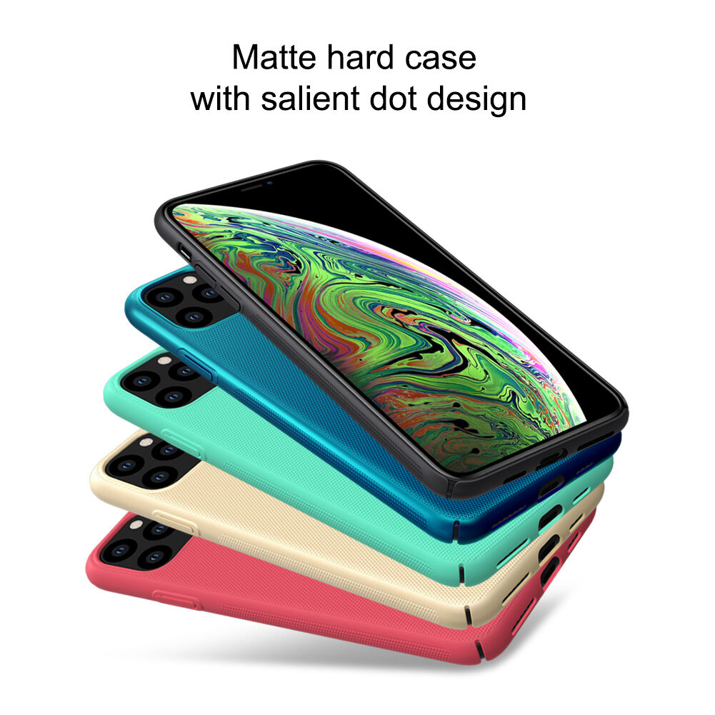 Nillkin matný kryt so zdrsneným povrchom pre iPhone 11 Pro Max - čierny