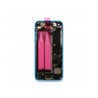 Plne osadený náhradný zadný kryt pre Apple iPhone 5C – modrý