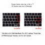 ENKAY 2v1 lesklý kryt a ultratenký kryt EU klávesnice pre MacBook Pro 13" bez Touch Baru (A1706 / A1708 / A1989 / A2159) - čierny