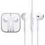 Slúchadlá s mikrofónom a ovládaním hlasitosti s konektorom 3,5 mm jack pre zariadenia Apple - biela
