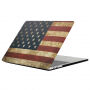 Matný kryt pre MacBook Pro 13" (A1706 / A1708 / A1989 / A2159) - retro vlajka USA