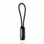 X-LEVEL elegantný USB/lightning kábel pre Apple iPhone/iPad/iPod – 8 cm – čierny