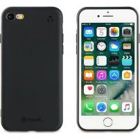 Muvit For Change Recycletek recyklovaný kryt pre iPhone 6 / 6S / 7 / 8 / SE (2020/2022) - čierny
