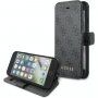 Guess 4G flipové puzdro pre iPhone 7 / 8 / SE (2020/2022) - sivé