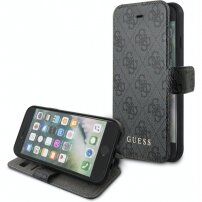 Guess 4G flipové puzdro pre iPhone 7 / 8 / SE (2020/2022) - sivé