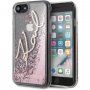 Karl Lagerfeld Signature Glitter kryt pre iPhone 7 / 8 / SE (2020/2022) - zlatoružový