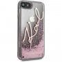 Karl Lagerfeld Signature Glitter kryt pre iPhone 7 / 8 / SE (2020/2022) - zlatoružový