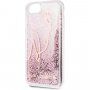 Karl Lagerfeld Signature Glitter kryt pre iPhone 7 / 8 / SE (2020/2022) - zlatoružový