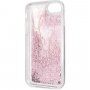 Karl Lagerfeld Signature Glitter kryt pre iPhone 7 / 8 / SE (2020/2022) - zlatoružový