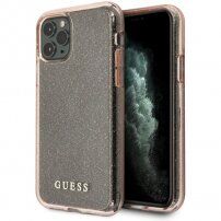 Guess Glitter kryt pre iPhone 11 Pro Max - ružový