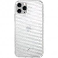Native Union rebrovaný transparentný kryt pre iPhone 11 Pro Max - biely