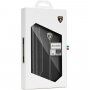 Lamborghini Huracan originálne kožené puzdro pre iPhone 11 - čierne