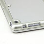WITSPAD hliníkové puzdro s podsvietenou Bluetooth klávesnicou pre iPad 9,7" (2017/2018) / Pro 9,7" / Air 1 / 2 – strieborné