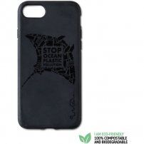 Wilma Matte Manta Eco ekologicky rozložiteľný kryt pre iPhone 6 / 7 / 8 / SE (2020/2022) - čierny