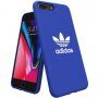 Adidas originálny kryt s textilným povrchom pre iPhone 6 / 6S / 7 / 8 / SE (2020/2022) - modrý