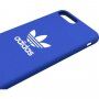 Adidas originálny kryt s textilným povrchom pre iPhone 6 / 6S / 7 / 8 / SE (2020/2022) - modrý