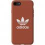 Adidas originálny kryt s textilným povrchom pre iPhone 6 / 6S / 7 / 8 / SE (2020/2022) - oranžový