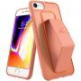 Adidas originálny kryt s pútkom na ruku / stojančekom pre iPhone 6 / 6S / 7 / 8 / SE (2020/2022) - ružový