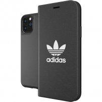Adidas originálne flipové puzdro s logom pre iPhone 11 Pro - čierne