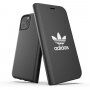 Adidas originálne flipové puzdro s logom pre iPhone 11 Pro - čierne