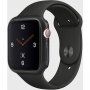 Uniq Glase Slim puzdro z mäkkého plastu pre Apple Watch 40mm - matne čierne