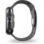 Uniq Garde Hybrid púzdro s ochranou displeja pre Apple Watch 44mm - dymové