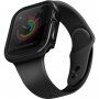 Uniq Valencia kovové puzdro pre Apple Watch 40mm - tmavosivé