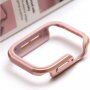 Uniq Valencia kovové puzdro pre Apple Watch 44 mm - svetloružové