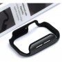Uniq Valencia kovové puzdro pre Apple Watch 44mm - tmavosivé