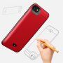 Kryt s externou batériou pre iPhone 6 / 6S / 7 / 8 / SE (2020/2022) - 5 000 mAh - červený