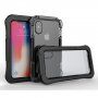 Vodotesné a extra odolné puzdro pre iPhone X / XS - čierne