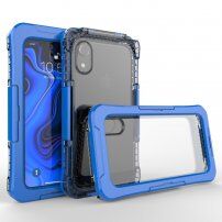 Vodotesné a extra odolné puzdro pre iPhone XR - modré