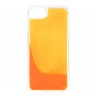 Presýpací kryt svietiaci v tme pre iPhone 6 / 6S - oranžový