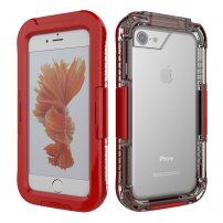 Vodotesné a extra odolné puzdro pre iPhone 7 / 8 / SE (2020/2022) - červené