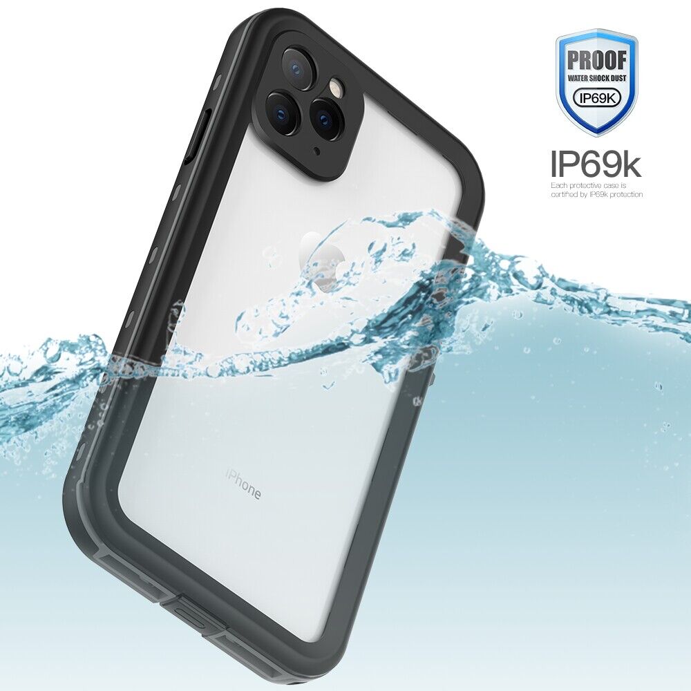 RedPepper nárazuvzdorné vodeodolné puzdro pre iPhone 11 Pro Max - čierne