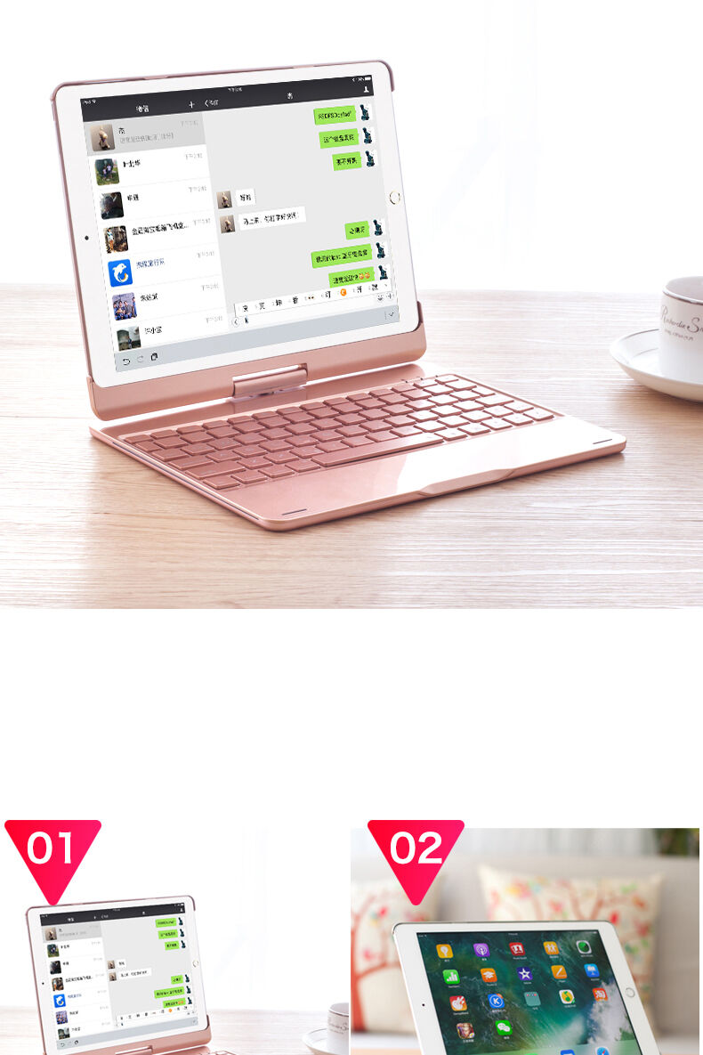 Otočné puzdro s klávesnicou pre iPad 9,7