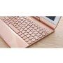 Otočné puzdro s klávesnicou pre iPad 9,7" (2017/2018) / Pro 9,7" / Air 1 / 2 – strieborné