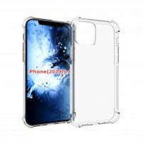 Kryt z mäkkého plastu so zosilnenými rohmi pre iPhone 12 mini - transparentný