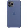 Originálny Apple silikónový kryt pre iPhone 11 Pro Max - sprato modrý