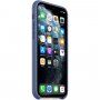 Originálny Apple silikónový kryt pre iPhone 11 Pro Max - sprato modrý