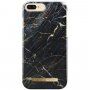 iDeal Of Sweden mramorovaný kryt pre iPhone 6 Plus/6S Plus/7 Plus/8 Plus - čiernozlatý