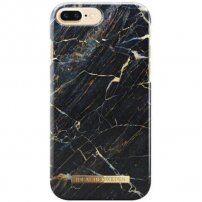 iDeal Of Sweden mramorovaný kryt pre iPhone 6 Plus/6S Plus/7 Plus/8 Plus - čiernozlatý