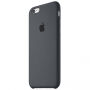 Originálny silikónový kryt pre Apple iPhone 6S – uhľovo sivý