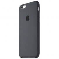 Originálny silikónový kryt pre Apple iPhone 6S – uhľovo sivý