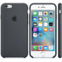 Originálny silikónový kryt pre Apple iPhone 6S – uhľovo sivý