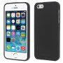 Mercury Goospery matný kryt z mäkkého plastu pre iPhone 5 / 5S / SE (2016) - čierny
