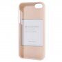 Mercury Goospery matný kryt z mäkkého plastu pre iPhone 5 / 5S / SE (2016) - béžový