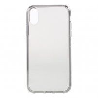 Transparentný kryt z mäkkého plastu pre iPhone XR - sivý
