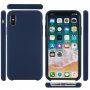 Kryt v originálnom dizajne pre iPhone XS Max - modrý